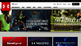 What Underarmor.com website looked like in 2015 (9 years ago)