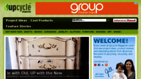 What Upcyclemagazine.com website looked like in 2015 (9 years ago)