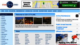What Usacitylink.com website looked like in 2015 (9 years ago)