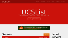 What Ucslist.net website looked like in 2015 (9 years ago)