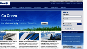 What Usallianz.com website looked like in 2011 (12 years ago)