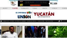 What Unionyucatan.com website looked like in 2015 (8 years ago)