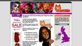 What Uk-facepainting.co.uk website looked like in 2015 (8 years ago)