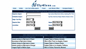 What Ufly4less.com website looked like in 2015 (8 years ago)