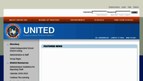 What Unitedisd.org website looked like in 2015 (8 years ago)