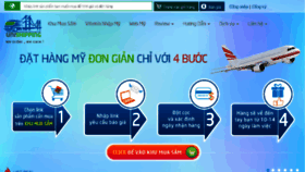 What Unishipping.vn website looked like in 2015 (8 years ago)