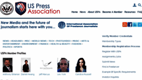 What Uspressassociation.org website looked like in 2015 (8 years ago)