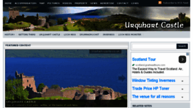 What Urquhart-castle.co.uk website looked like in 2015 (8 years ago)