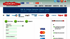 What Unlockcellpro.com website looked like in 2015 (8 years ago)