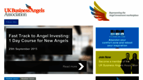 What Ukbusinessangelsassociation.org.uk website looked like in 2015 (8 years ago)