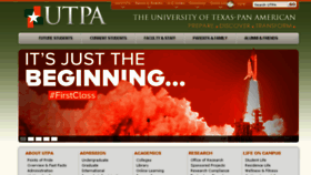 What Utpa.edu website looked like in 2015 (8 years ago)