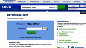 What Upforlease.com website looked like in 2015 (10 years ago)