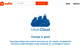 What Urbancloud.com website looked like in 2015 (8 years ago)