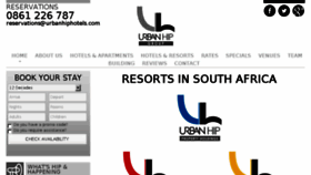 What Urbanhiphotels.com website looked like in 2015 (8 years ago)
