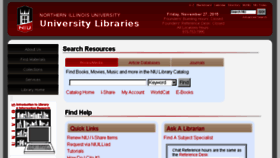 What Ulib.niu.edu website looked like in 2015 (8 years ago)