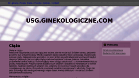 What Usg.ginekologiczne.com website looked like in 2015 (8 years ago)
