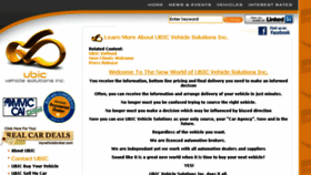 What Ubicinc.com website looked like in 2015 (8 years ago)