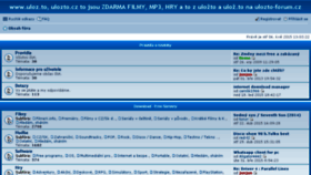 What Ulozto-forum.cz website looked like in 2015 (8 years ago)