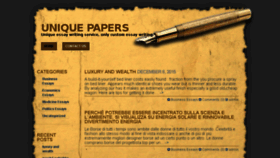What Unique-papers.com website looked like in 2015 (8 years ago)