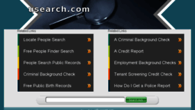 What Usearch.com website looked like in 2015 (8 years ago)