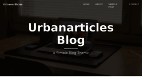 What Urbanarticles.com website looked like in 2015 (8 years ago)