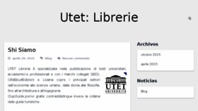 What Utetlibreria.it website looked like in 2015 (8 years ago)