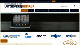 What Uitgeverijbedrijf.nl website looked like in 2016 (8 years ago)