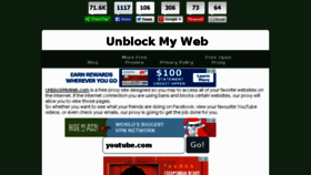 What Unblockmyweb.com website looked like in 2016 (8 years ago)
