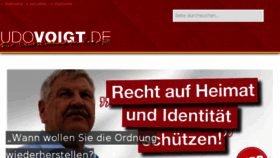 What Udovoigt.de website looked like in 2016 (8 years ago)