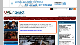 What Uaeinteract.com website looked like in 2016 (8 years ago)