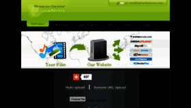 What Uploadmirrors.com website looked like in 2016 (8 years ago)