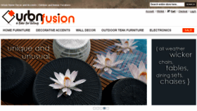 What Urbnfusion.com website looked like in 2016 (8 years ago)
