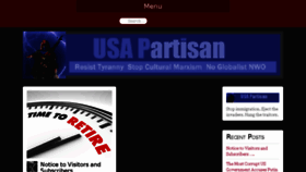 What Usapartisan.com website looked like in 2016 (8 years ago)