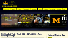 What Umgoblue.com website looked like in 2016 (8 years ago)