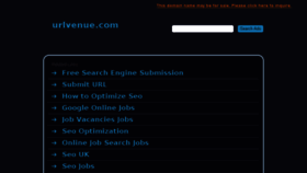 What Urlvenue.com website looked like in 2016 (8 years ago)