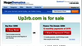 What Up3rb.com website looked like in 2016 (8 years ago)