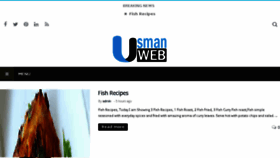 What Usmanweb.com website looked like in 2016 (8 years ago)