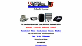 What Unlimitedapplicationssecuritycompany.com website looked like in 2016 (8 years ago)