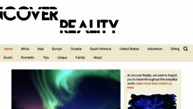What Uncoverreality.com website looked like in 2016 (8 years ago)