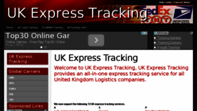 What Uk.expresstracking.org website looked like in 2016 (8 years ago)