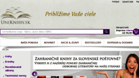 What Uniknihy.sk website looked like in 2016 (8 years ago)
