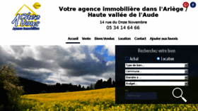 What Unchezvous.fr website looked like in 2016 (8 years ago)