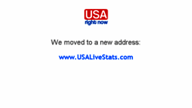 What Usarightnow.com website looked like in 2016 (8 years ago)
