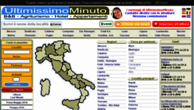 What Ultimissimominuto.it website looked like in 2016 (8 years ago)