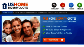 What Ushomesecurityquotes.com website looked like in 2016 (8 years ago)