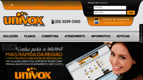 What Univox.com.br website looked like in 2016 (8 years ago)