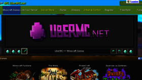 What Uberminecraft.com website looked like in 2016 (8 years ago)