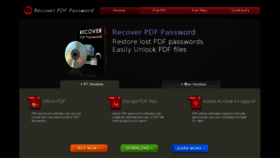 What Unlock-pdf-password.com website looked like in 2016 (8 years ago)