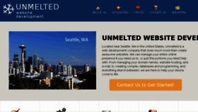 What Unmelted.com website looked like in 2016 (8 years ago)