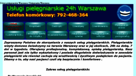 What Uslugipielegniarskie24h.pl website looked like in 2016 (8 years ago)